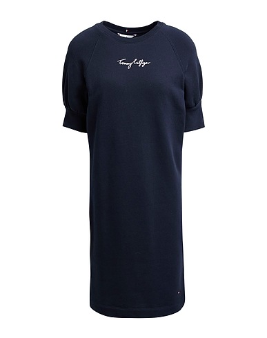 TOMMY HILFIGER Short dress Midnight blue 100% Cotton