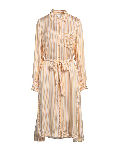 FORTE_FORTE Midi dress Yellow 60% Viscose, 40% Cupro
