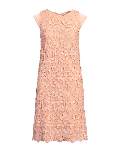 D.EXTERIOR Midi dress Blush 75% Polyester, 25% Cotton, Silk