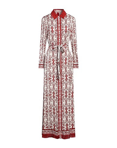 ALICE + OLIVIA Long dress Off white 100% Viscose, Polyester, Elastane