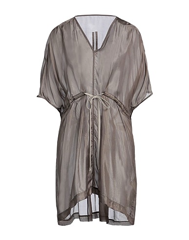 RICK OWENS Short dress Grey 100% Silk