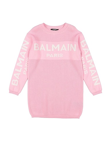 BALMAIN Vestito Rosa 85% Cotone, 15% Cachemire