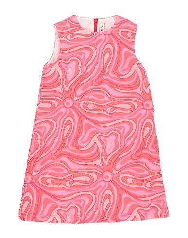 PUCCI Dress Coral 51% Polyester, 41% Acetate, 8% Acrylic