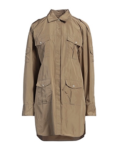 MSGM Shirt dress Light brown 100% Polyester