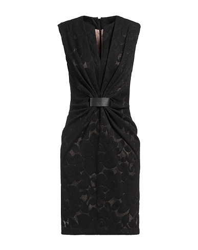 GIORGIO ARMANI Elegant dress Black 43% Polyamide, 38% Viscose, 16% Wool, 3% Elastane