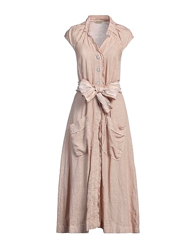 GRAN SASSO Long dress Sand 100% Linen
