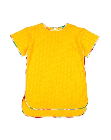 PUCCI Vestito Giallo ocra 80% Cotone, 20% Poliammide