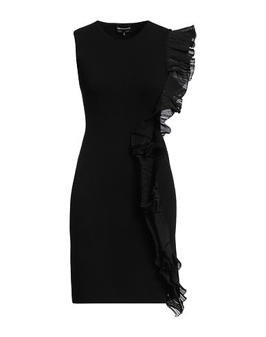 EMPORIO ARMANI Elegant dress Black 50% Polyamide, 35% Viscose, 12% Wool, 3% Elastane