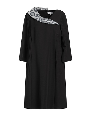 D'ALBA DUCHINI Elegant dress Black 92% Polystyrene, 8% Elastane, Acetate