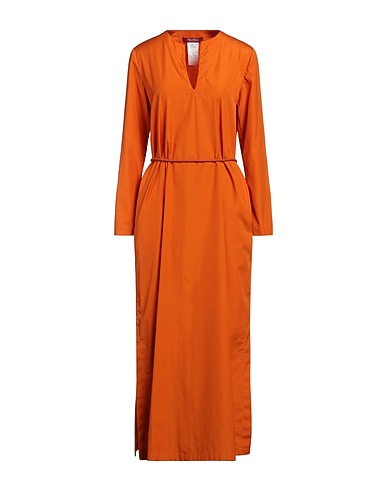 MAX MARA STUDIO Long dress Orange 100% Cotton