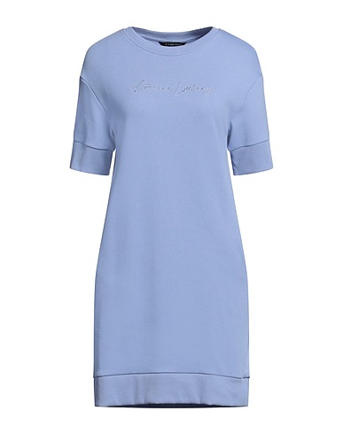 ARMANI EXCHANGE Short dress Lilac 60% Cotton, 40% Polyester, Elastane