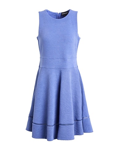 EMPORIO ARMANI Vestito corto Avio 80% Poliestere, 18% Viscosa, 2% Elastan