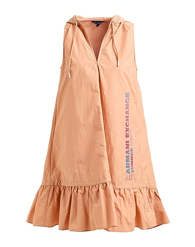 ARMANI EXCHANGE Short dress Camel 70% Polyamide, 30% Cotton