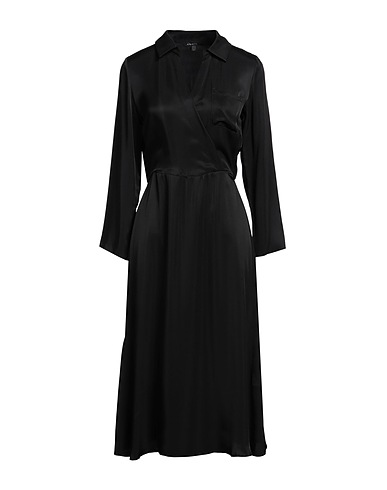 ARMANI EXCHANGE Midi dress Black 100% CIRCULOSE® Viscose