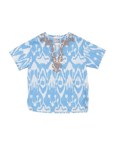 DOUUOD Vestido para bebé  Light blue 100% Cotton, Polyester