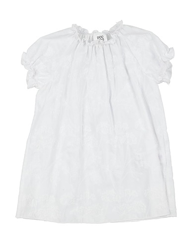 DOUUOD Vestido para bebé  White 100% Cotton