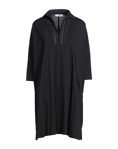TONET Short dress Black 100% Cotton