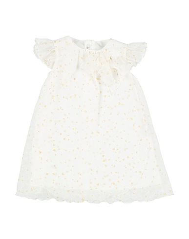 LE BEBÉ Vestido para bebé  White 100% Cotton