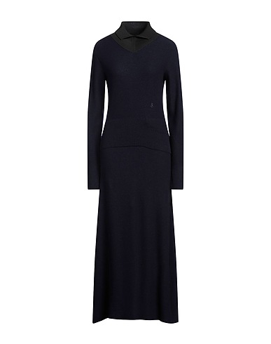 JIL SANDER Midi dress Midnight blue 80% Wool, 20% Viscose
