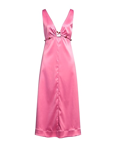 GANNI Elegant dress Pink 91% Recycled polyester, 9% Elastane