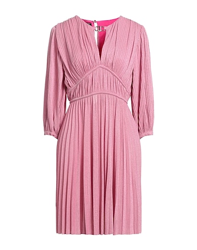 LIU •JO Kurzes Kleid Magenta 65% Viskose, 15% Polyamid, 15% Metallisiertes Polyester, 5% Elastan