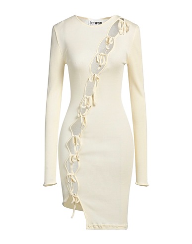 OPÉRA SPORT Short dress Pastel yellow 100% Recycled silk