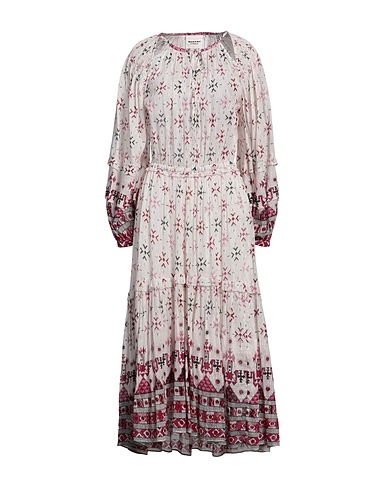 MARANT ÉTOILE Midi dress Cream 99% Cotton, 1% Polyester