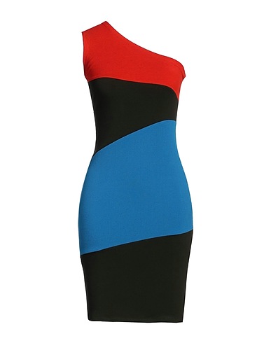 (DI)VISION Robe courte Bleu d'azur 100% Coton