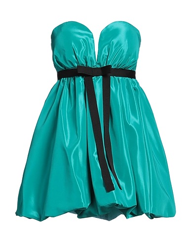 SILENCE LIMITED Short dress Emerald green 100% PES