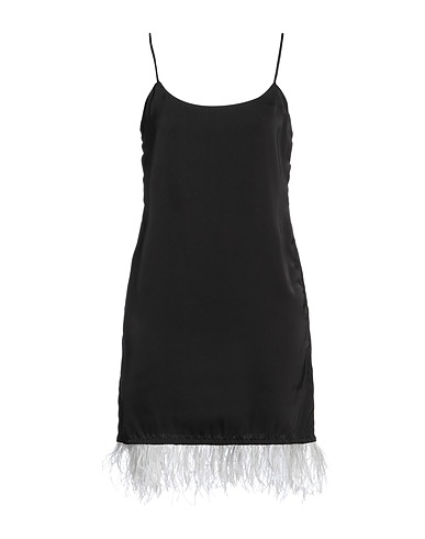 WEILI ZHENG Short dress Black 100% Viscose