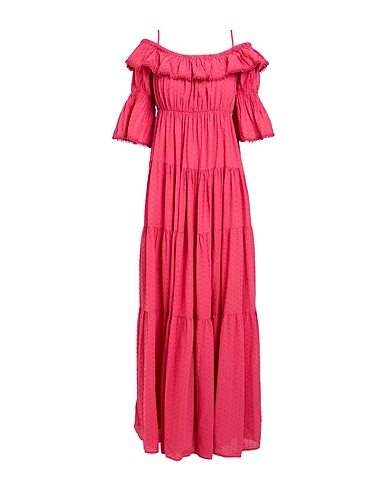DIXIE Vestito lungo Magenta 100% Cotone