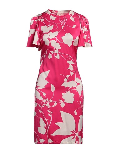 CAMICETTASNOB Short dress FUCSIA 97% Viscose, 3% Elastane