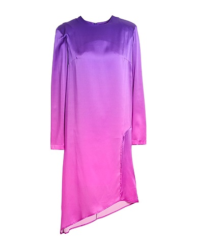 SLEEP NO MORE Midi dress Purple 100% Silk