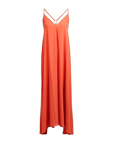 SKILLS & GENES Long dress Rust 100% Polyester