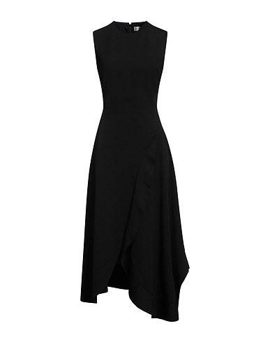 VICTORIA BECKHAM Elegant dress Black 63% Viscose, 32% Polyamide, 5% Elastane
