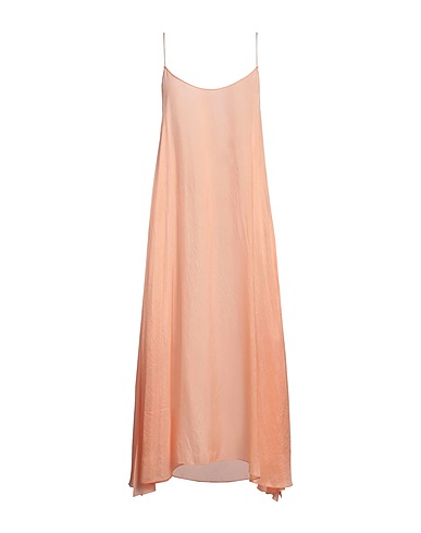 FORTE_FORTE Midi dress Salmon pink 100% Cupro