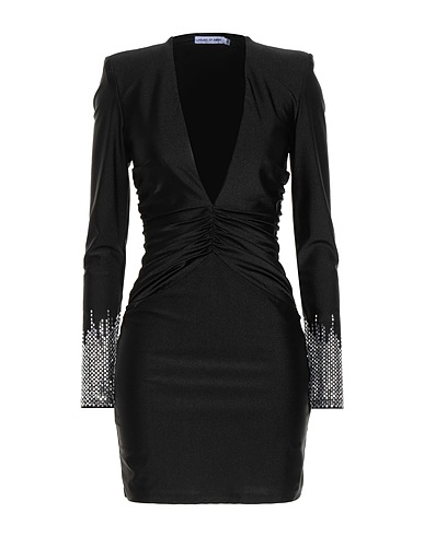 HOUSE OF AMEN Sheath dress Black 80% Polyamide, 20% Elastane, Glass