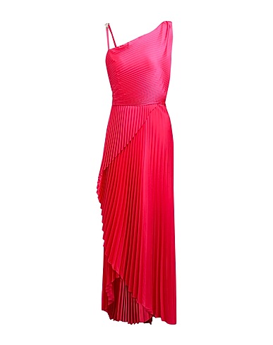 LIU •JO Long dress Fuchsia 98% Polyester, 2% Elastane