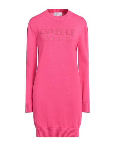GAëLLE Paris Sheath dress Fuchsia 100% Cotton