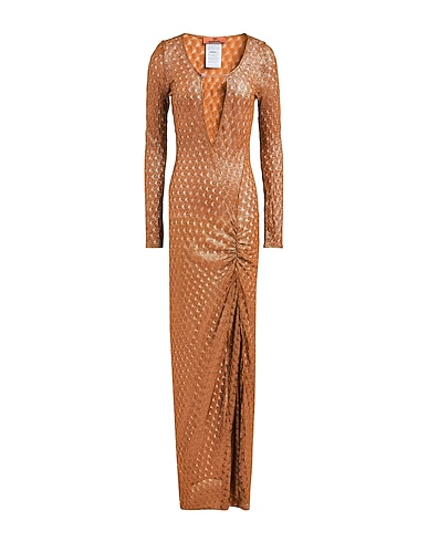 MISSONI Long dress CAMMELLO 100% Viscose