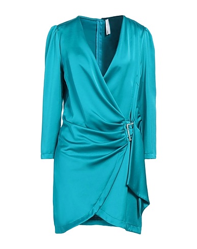 IMPERIAL Short dress Emerald green 100% Polyester