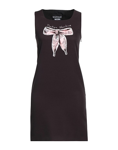 BOUTIQUE MOSCHINO Kurzes Kleid Schwarz 90% Polyester, 10% Elastan