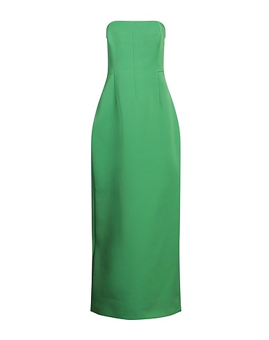 RACHEL GILBERT Vestito lungo Verde 97% Poliestere, 3% Elastan