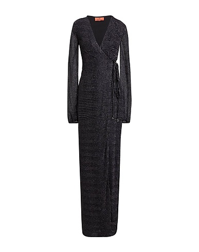 MISSONI Long dress Black 74% Viscose, 14% Metal, 12% Polyamide