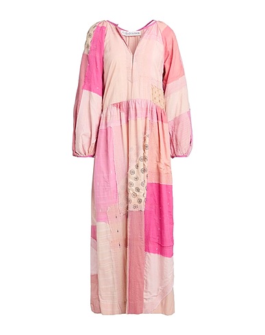 ALIX OF BOHEMIA Midi dress Pink 50% Cotton, 50% Silk