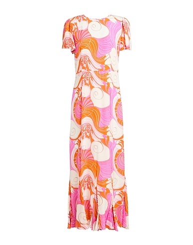 RHODE Long dress Ivory 100% Viscose
