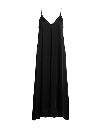 PDR PHISIQUE DU ROLE Long dress Black 54% Acetate, 46% Viscose