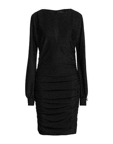 GAëLLE Paris Sheath dress NOIR Black 57% Polyamide, 33% Polyester, 10% Elastane