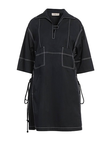 TORY BURCH Shirt dress Black 100% Cotton