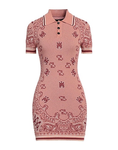 AMIRI Sheath dress Antique rose 54% Cotton, 28% Viscose, 18% Polyamide